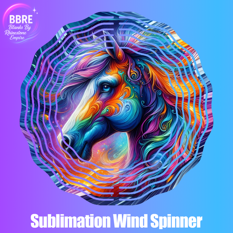 Horse Sublimation Wind Spinners
