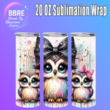Owl 20 OZ Sublimation Transfer