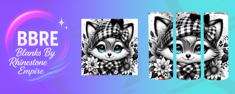 Fox 20 OZ Sublimation Print