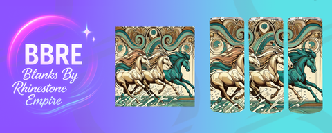 Horse 15 OZ Sublimation Print