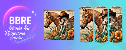 Horse 15 OZ Sublimation Print