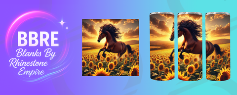 Horse 15 OZ Sublimation Print