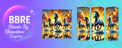 Horse 15 OZ Sublimation Print