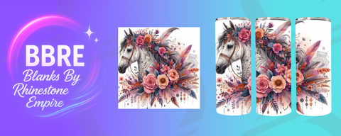 Horse 15 OZ Sublimation Print