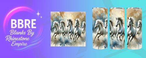 Horse 15 OZ Sublimation Print
