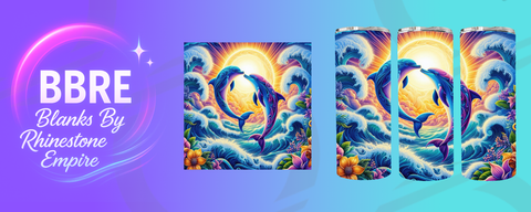 Dolphin 20 OZ Sublimation Print