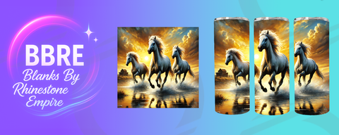 Horse 15 OZ Sublimation Print