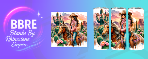 Horse 15 OZ Sublimation Print