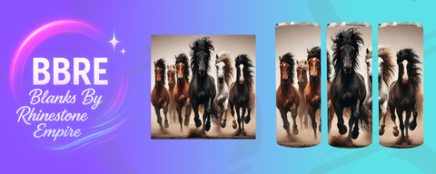 Horse 20 OZ Sublimation Print