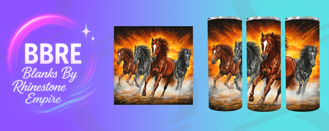 Horse 20 OZ Sublimation Print