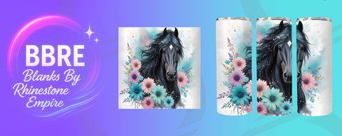 Horse 20 OZ Sublimation Print