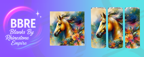 Horse 20 OZ Sublimation Print