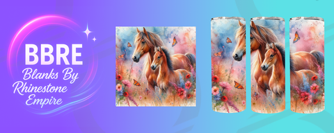 Horse 15 OZ Sublimation Print