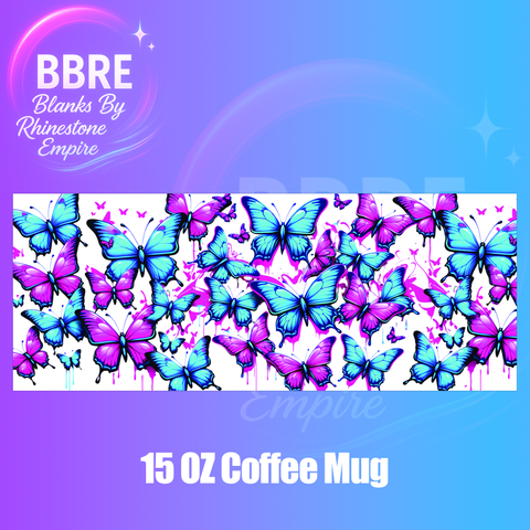 Butterfly 15 OZ Cup Wrap