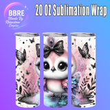Owl 20 OZ Sublimation Transfer