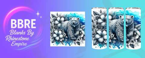 Polar Bear 20 OZ Sublimation Print