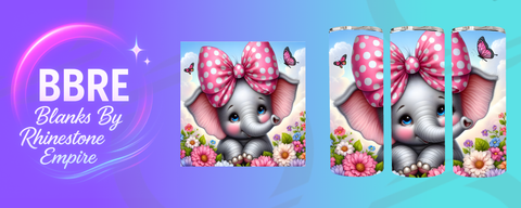 Elephant 20 OZ Sublimation Print