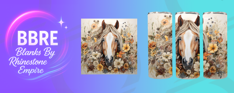Horse 15 OZ Sublimation Print