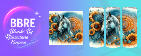 Horse 20 OZ Sublimation Print