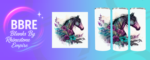 Horse 15 OZ Sublimation Print