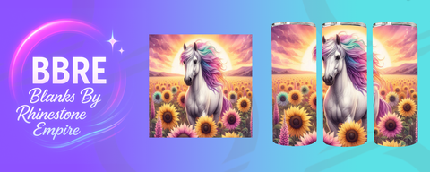 Horse 20 OZ Sublimation Print