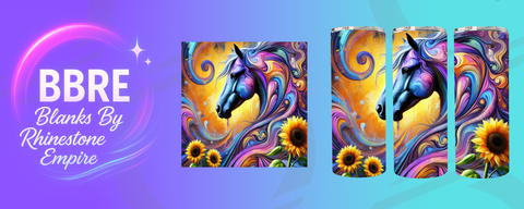Horse 20 OZ Sublimation Print