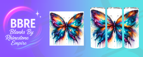 Butterfly 20 OZ Sublimation Print