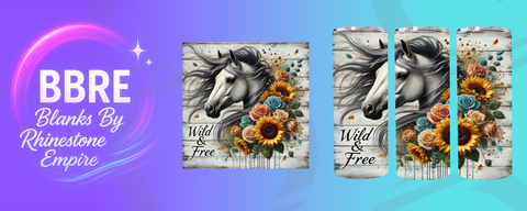 Horse 15 OZ Sublimation Print