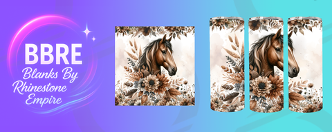 Horse 20 OZ Sublimation Print