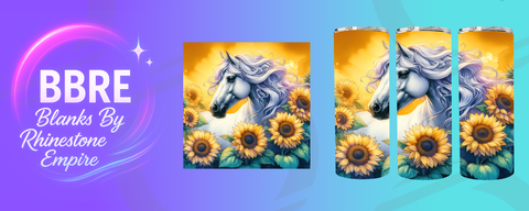 Horse 15 OZ Sublimation Print