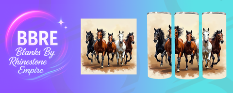 Horse 15 OZ Sublimation Print