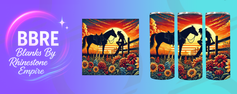 Horse 20 OZ Sublimation Print