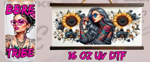 146 Tattooed Women UV DTF 16oz