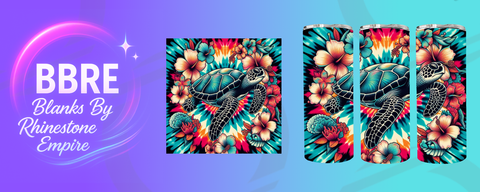 Turtle 20 OZ Sublimation Print