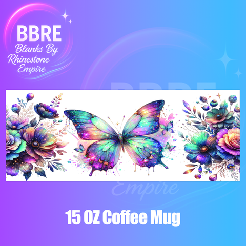Butterfly 15 OZ Cup Wrap
