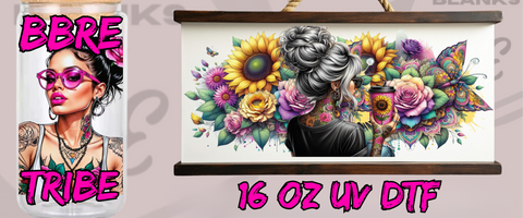 149 Tattooed Women UV DTF 16oz