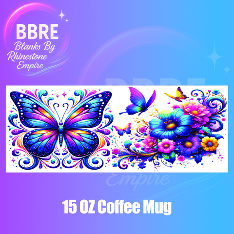Butterfly 15 OZ Cup Wrap