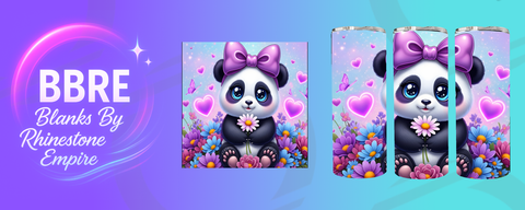 Panda 20 OZ Sublimation Print