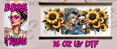 152 Tattooed Women UV DTF 16oz