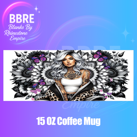 Tattoo Girl 15 OZ Cup Wrap