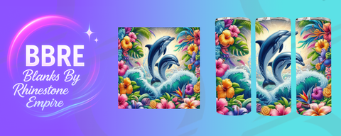 Dolphin 20 OZ Sublimation Print