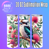 Kookaburra 20 OZ Sublimation Transfer