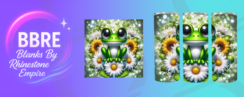 Frog 20 OZ Sublimation Print
