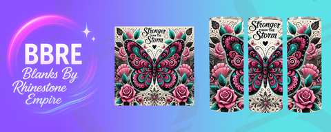 Butterfly 20 OZ Sublimation Print