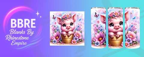 Piglet 20 OZ Sublimation Print