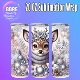 Deer 20 OZ Sublimation Transfer