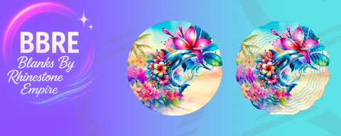 Dolphin Sublimation Wind Spinners