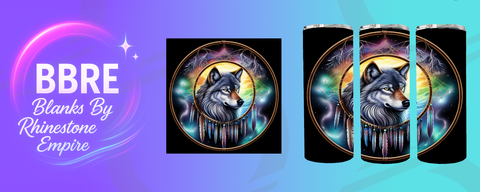 Wolf 20 OZ Sublimation Print