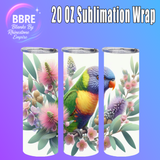 Parrot 20 OZ Sublimation Transfer