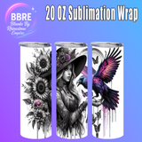 Raven 20 OZ Sublimation Transfer